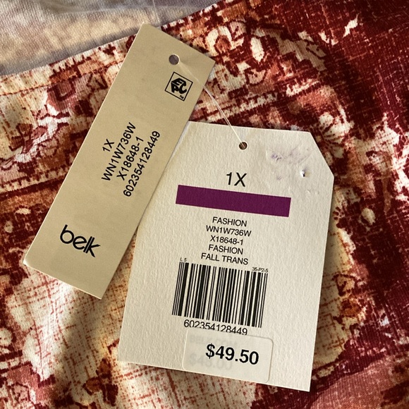 Wonderly, Women's 1X, Short Sleeve Top, NWT - Picture 10 of 11